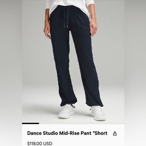 Lululemon Dance studio pants full length